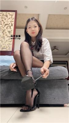 咏慈黑丝凉鞋炸    250321-26