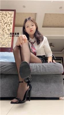 咏慈黑丝凉鞋炸    250321-26