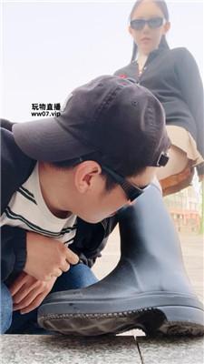 古筝少女户外-古城墙上长靴虐 JS250326-23