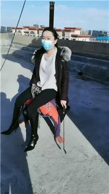 斯羽情侣主户外狗链拴狗虐双视角版  JS250329-6