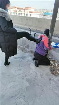 斯羽情侣主户外狗链拴狗虐双视角版  JS250329-6