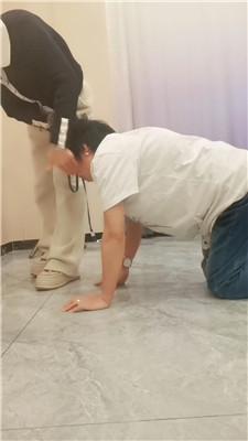 夸梨母畜-狗链遛狗-袜子塞嘴-重度耳光双视角版 JS250331-20