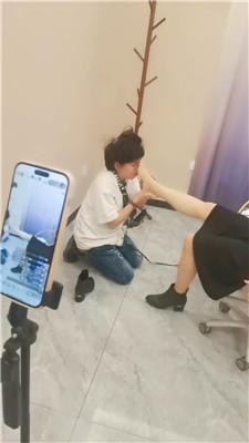 夸梨母畜-狗链遛狗-袜子塞嘴-重度耳光双视角版 JS250331-20