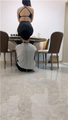 南月女神狗爬喂食-骑马物化家具奴 JS250414-26